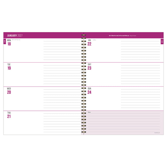 2027 Windows and Doors Large Weekly Monthly Planner