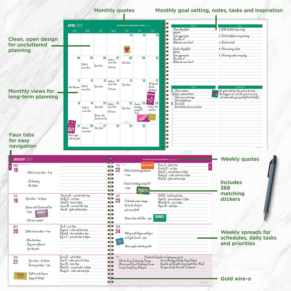 2027 Windows and Doors Large Weekly Monthly Planner