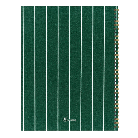 2027 On the Green Stripe Large Weekly Monthly Planner