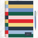 2027 Sailor Stripe Large Weekly Monthly Planner-5