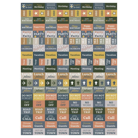 2027 Blue Stems Large Weekly Monthly Planner
