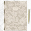 2027 Cream & Taupe Large Weekly Monthly Planner-5