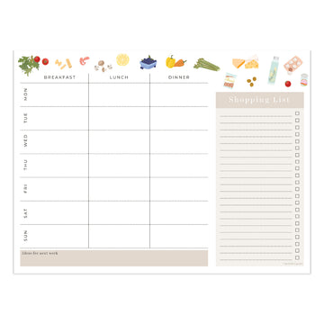 Everyday Essentials Meals & Grocery Planning Pad - 0