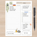 Everyday Daily Task Pad - Magnetic-1