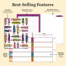 Large Undated Pencils Teacher & Homeschool Lesson Planner-5