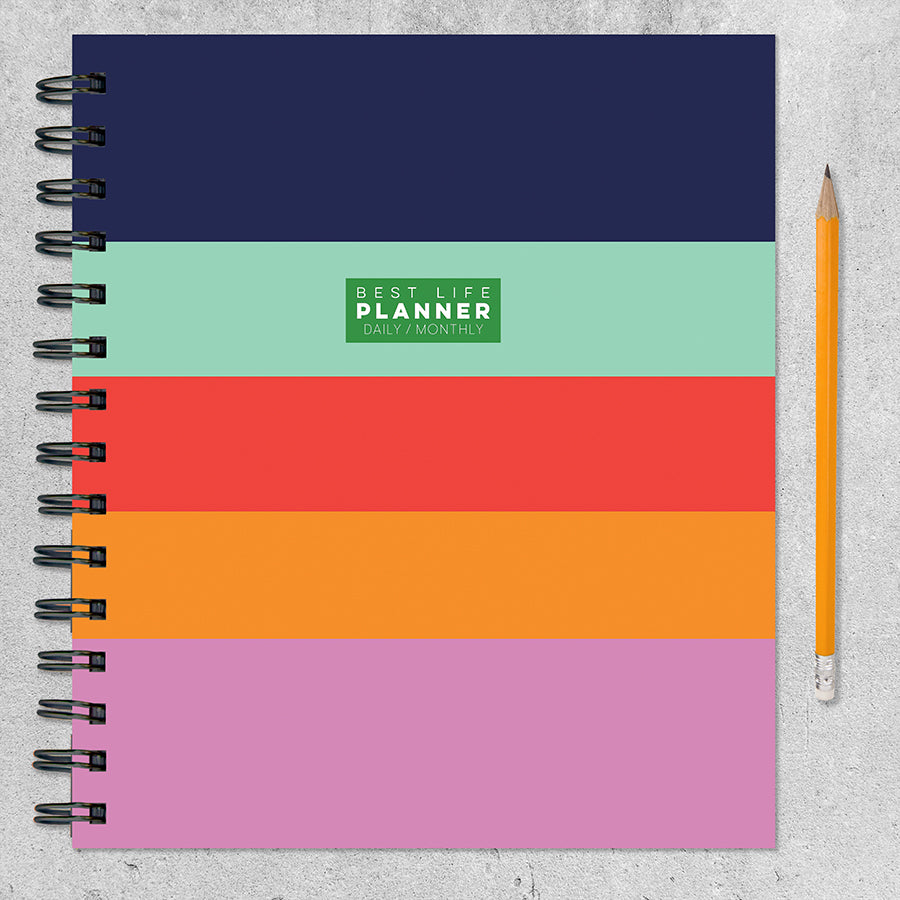 Daily Monthly Best Life Luxe Undated Planner