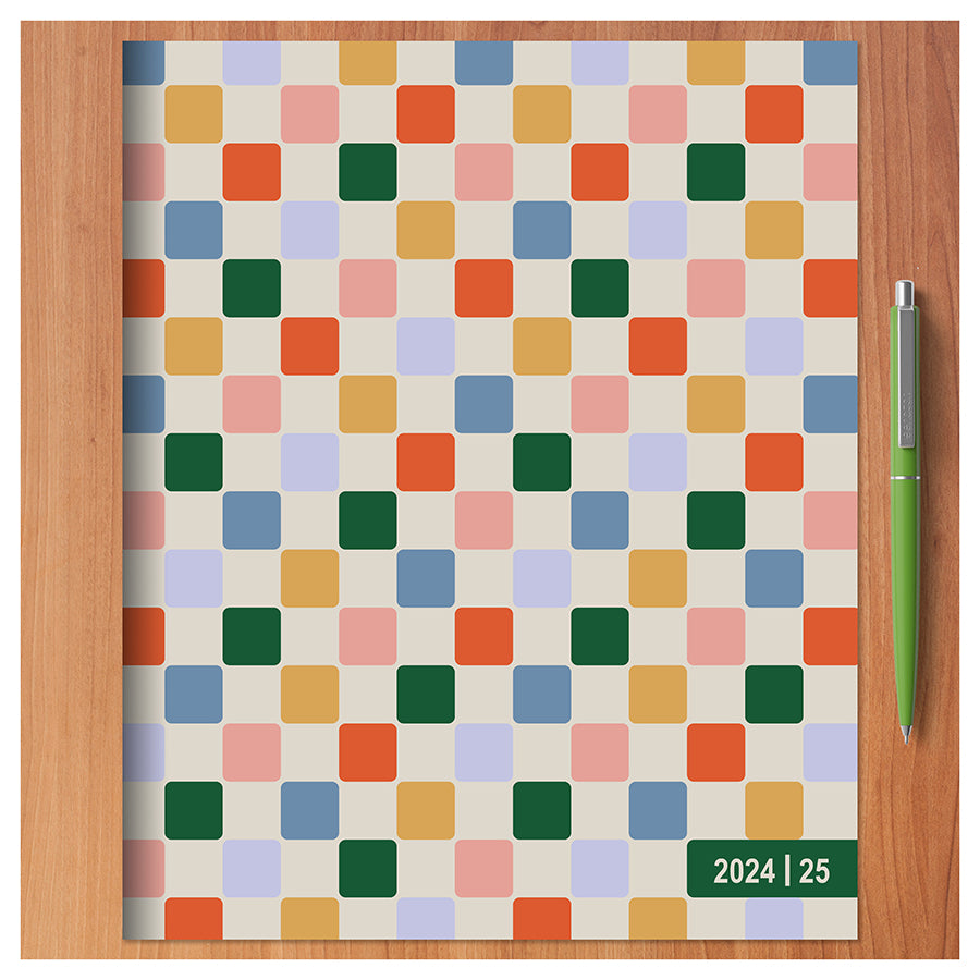 July 2024 - June 2025 Color Squad Large Monthly Planner-4