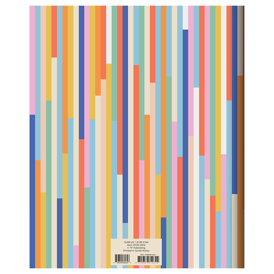 July 2024 - June 2025 So Many Stripes Large Monthly Planner-7