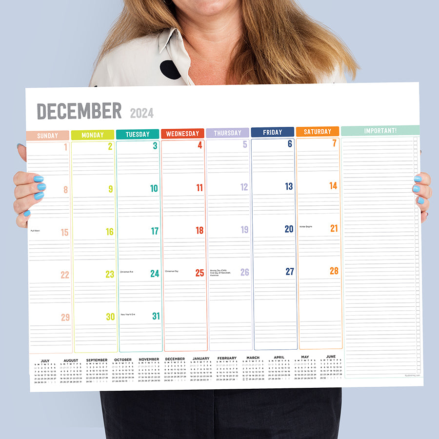 Desk Pad Calendar 2025 Large