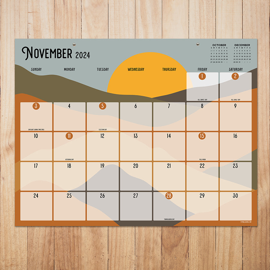 Desk Pad Calendar 2025 Large