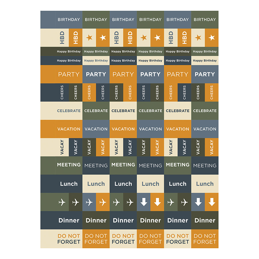 July 2025 June 2025 Aspen Trees Medium Weekly Monthly Planner TF