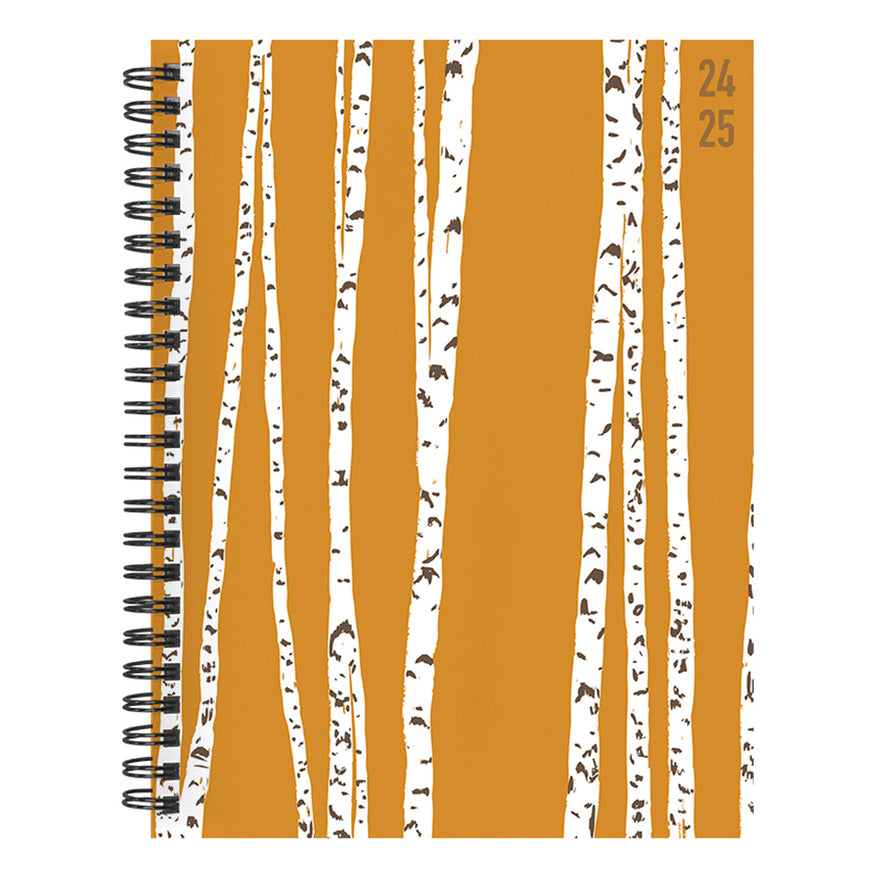July 2025 June 2025 Aspen Trees Medium Weekly Monthly Planner TF