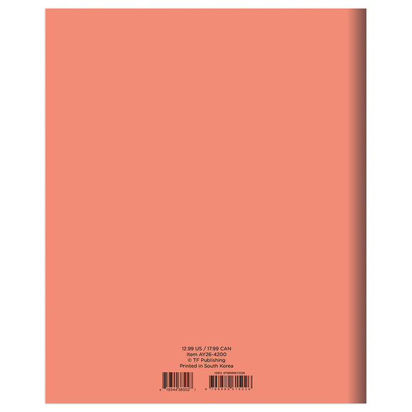 July 2025 - June 2026 Big Bold Medium Monthly Planner