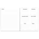 July 2025 - June 2026 Ebony and Ivory Medium Monthly Planner-5