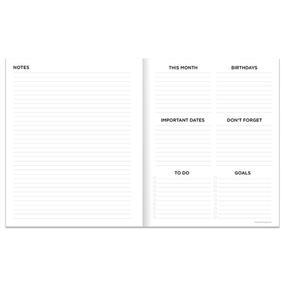 July 2025 - June 2026 Jade Medium Monthly Planner