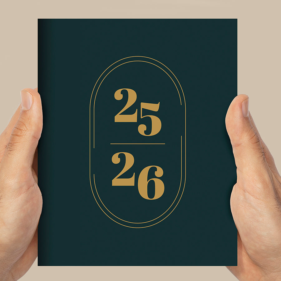July 2025 - June 2026 Jade Medium Monthly Planner