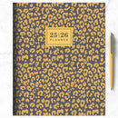 July 2025 - June 2026 Lovely Leopard Large Monthly Planner-1