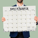 July 2025 - June 2026 Floral Large Desk Pad Monthly Blotter Calendar-1