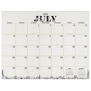 July 2025 - June 2026 Floral Large Desk Pad Monthly Blotter Calendar-6