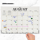 July 2025 - June 2026 Floral Medium Desk Pad Monthly Blotter Calendar-2