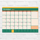 July 2025 - June 2026 Sherbet Medium Desk Pad Monthly Blotter Calendar-5