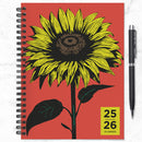 July 2025 - June 2026 Andy's Sunflower Medium Weekly Monthly Planner-1