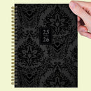July 2025 - June 2026 Black Velvet Medium Weekly Monthly Planner-2