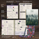 July 2025 - June 2026 Mystic Forest Medium Weekly Monthly Planner-3