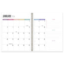 July 2025 - June 2026 Striped Down Large Weekly Monthly Planner-2