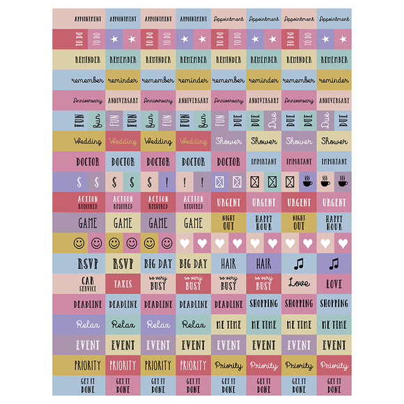 July 2025 - June 2026 Striped Down Large Weekly Monthly Planner