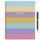 July 2025 - June 2026 Striped Down Large Weekly Monthly Planner-1