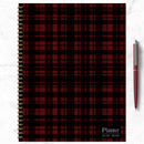 July 2025 - June 2026 Gwen Plaid Large Weekly Monthly Planner-1