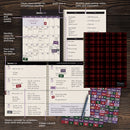 July 2025 - June 2026 Gwen Plaid Large Weekly Monthly Planner-3