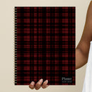 July 2025 - June 2026 Gwen Plaid Large Weekly Monthly Planner-2