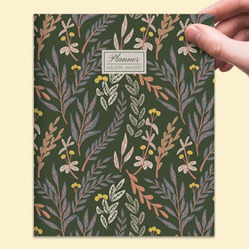 July 2026 - June 2027 Trailing Blooms Medium Monthly Planner
