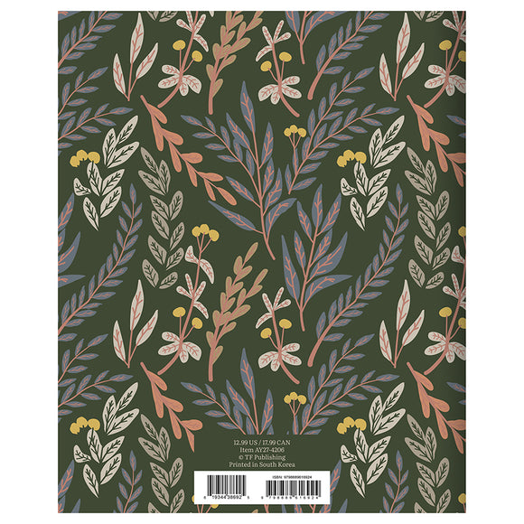 July 2026 - June 2027 Trailing Blooms Medium Monthly Planner