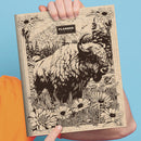July 2026 - June 2027 Wild Bison Large Monthly Planner-1