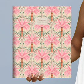 July 2026 - June 2027 Exotic Palms Large Monthly Planner