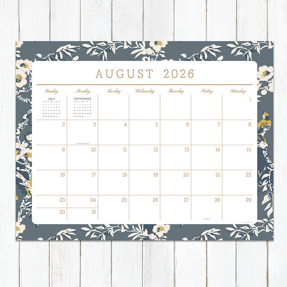July 2026 - June 2027 Artisan Legacy Large Desk Pad Monthly Blotter Calendar