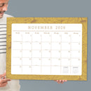 July 2026 - June 2027 Artisan Legacy Large Desk Pad Monthly Blotter Calendar-4