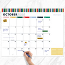 July 2026 - June 2027 Long Weekend Large Desk Pad Monthly Blotter Calendar-1