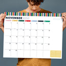 July 2026 - June 2027 Long Weekend Large Desk Pad Monthly Blotter Calendar-4