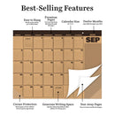 July 2026 - June 2027 Trail + Timber Large Desk Pad Monthly Blotter Calendar-2