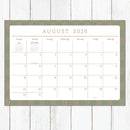 July 2026 - June 2027 Artisan Legacy Medium Desk Pad Monthly Blotter Calendar-3