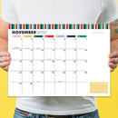 July 2026 - June 2027 Long Weekend Medium Desk Pad Monthly Blotter Calendar-1