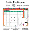 July 2026 - June 2027 Maximal Mirage Medium Desk Pad Monthly Blotter Calendar-3