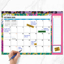 July 2026 - June 2027 Maximal Mirage Medium Desk Pad Monthly Blotter Calendar-3