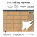 July 2026 - June 2027 Trail + Timber Medium Desk Pad Monthly Blotter Calendar-2