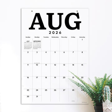 July 2026 - June 2027 Medium Art Poster Wall Calendar