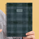 July 2026 - June 2027 Blue Flannel Medium Weekly Monthly Planner-3